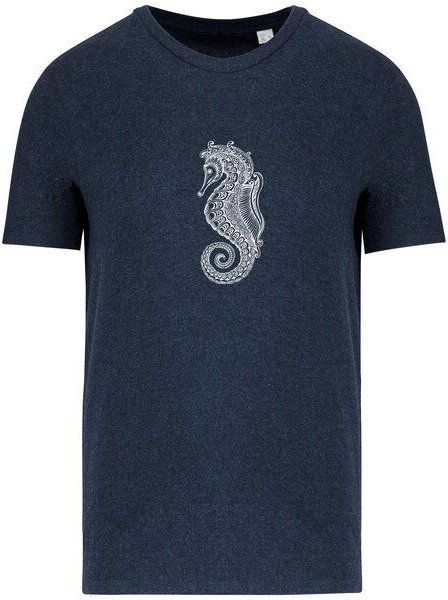 Brandless Basic Bio T-Shirt Nr.4 Seepferd 155g/m² XXS - 5 XL