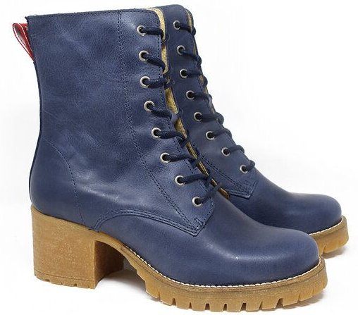 Grünbein Shoes Stiefelette Nilla marineblau