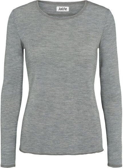 Jalfe Longsleeve Wolle plain melange