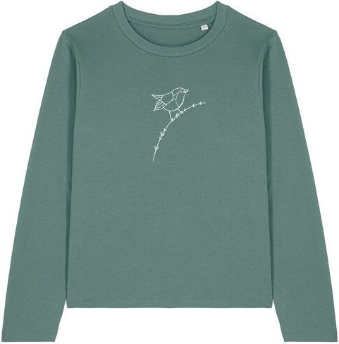 Brandless Basic Bio Damen Longsleeve Rotkehlchen 180 g/m² XXS - XXL