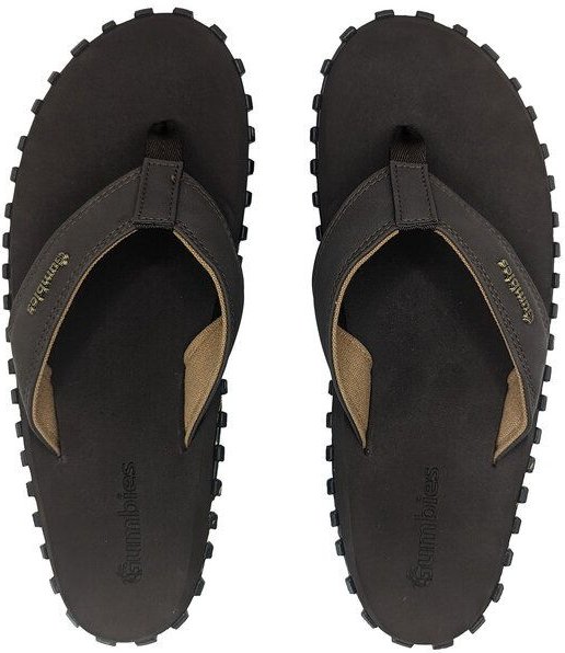 GUMBIES Vegovert - Nachhaltige Zehentrenner mit weichem Fußbett aus EVA-Schaum mit Algen