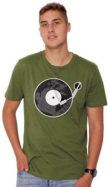 HANDGEDRUCKT "Scratch It" Männer T-Shirt