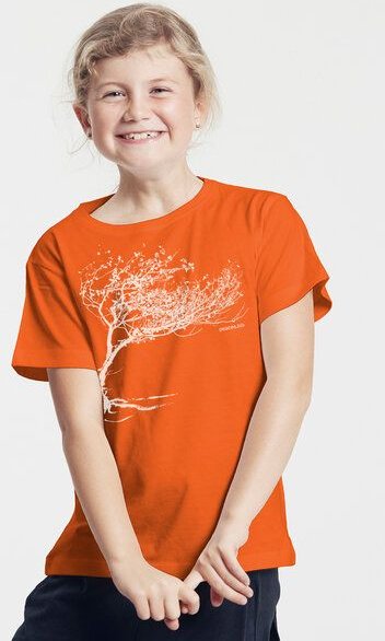 Peaces.bio - handbedruckte Biomode Bio-Kinder T-Shirt Windy Tree