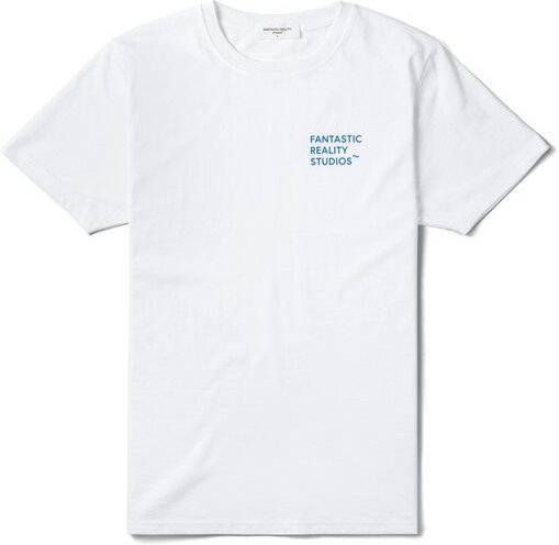 FANTASTIC REALITY STUDIOS FANTASTIC REALITY WHITE T-SHIRT – Bio-Baumwolle, Unisex