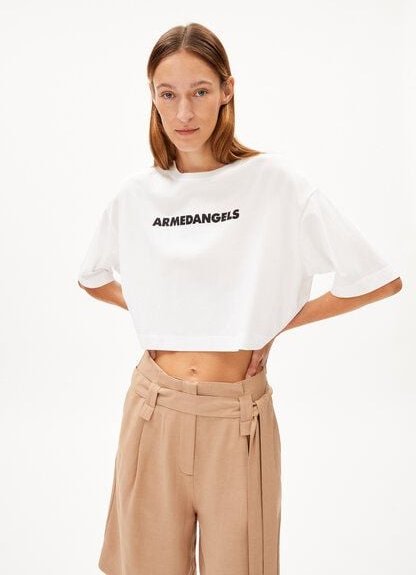 LARIAA ARMEDANGELS - Damen T-Shirt Oversized Fit aus Bio-Baumwolle