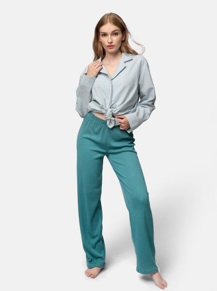 greenjama Damen Hose aus Derby-Rib, GOTS-zertifiziert