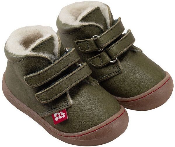 Pololo Lauflern-Winterschuh "Nino" mit weichem Wollfutter (Bio), Größen 20 - 27