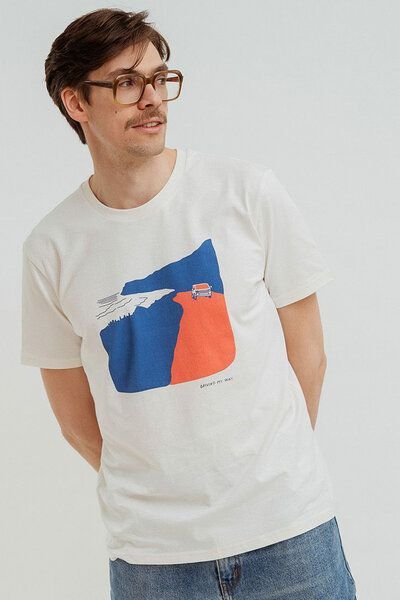 Thumbnail - Kultgut Biofair Artdesign Shirt aus recycelte Biobaumwolle / Driving my way