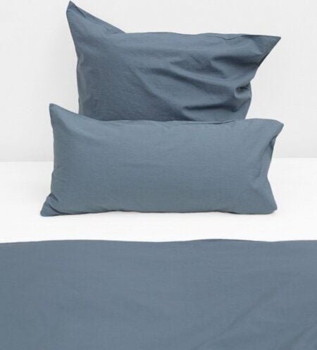 erlich textil Michel Kopfkissenbezug aus Bio-Baumwolle, Leinen Mix, made in Europe