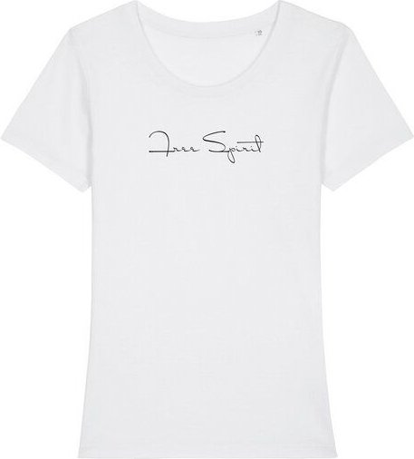 Human Family Bio Damen Rundhals T-Shirt "Amare - Free Spirit"