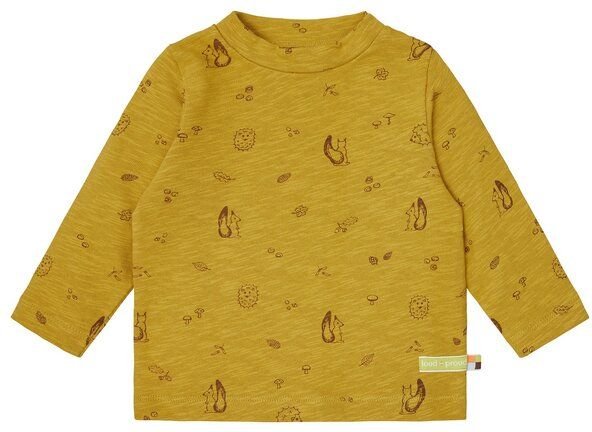 loud + proud Babys & Kinder Shirt Slub Jersey mit Druck, GOTS-zertifiziert