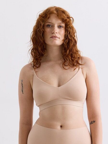 erlich textil Casual Cotton Bralette mit herausnehmbaren Pads aus Bio-Baumwolle, made in Europe