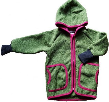Ulalü Kinder Wollwalkjacke mit Reißverschluss