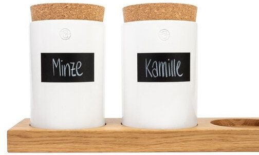 klotzaufklotz Vorratsdosenregal Eiche