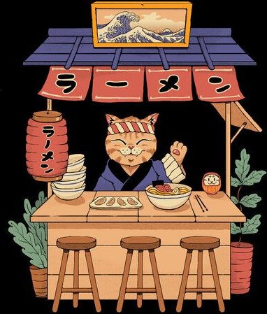 Photocircle Poster / Wandbild / Leinwand / Deko - Neko Ramen House