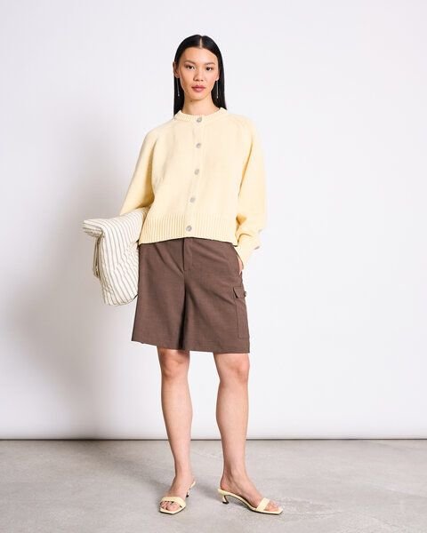 JAN N JUNE RELAXED CREWNECK CARDIGAN SIVIA GOTS