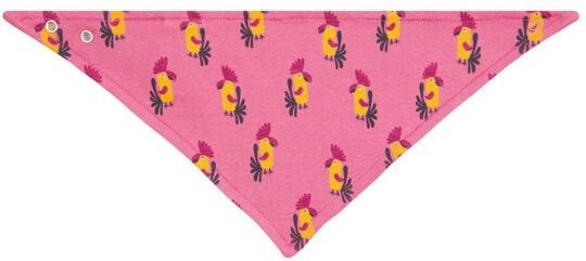 sense-organics Baby Retro Latz *Kakadu pink*/*Kroko grün* Gots & Fairtrade | Sense Organics