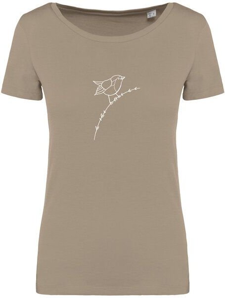 Brandless Basic Bio T-Shirt (ladies) Nr.4 Rotkehlchen 155g/m²