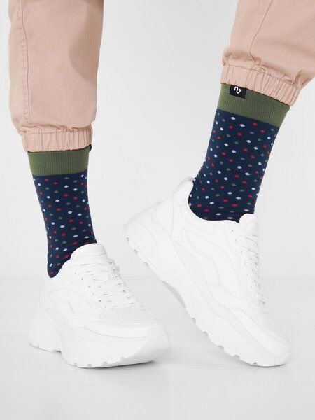 Natural Vibes Bunte Socken Bio GOTS | Herren Damen Socken | Dots