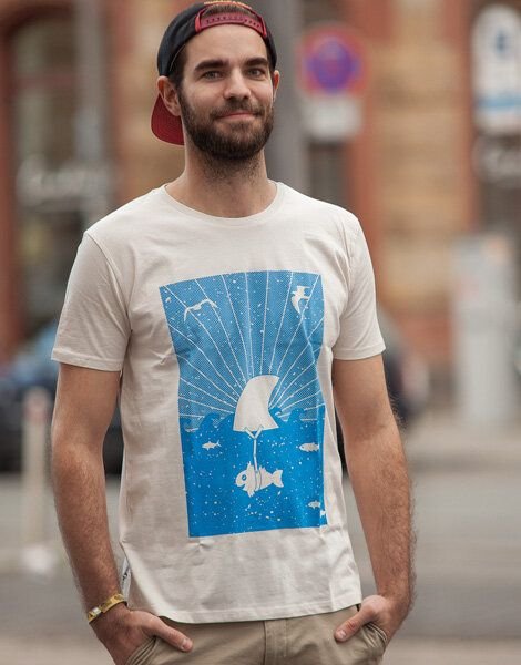 päfjes Fin Flosse - Fair Wear T-Shirt - Männer - Natur