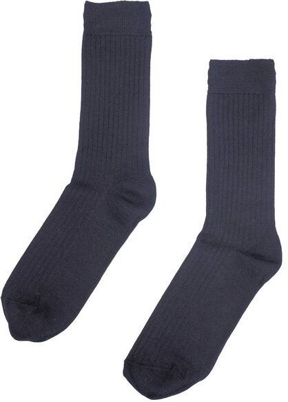 De Colores Rippstrick-Socken aus Alpaka, Wolle und Nylon