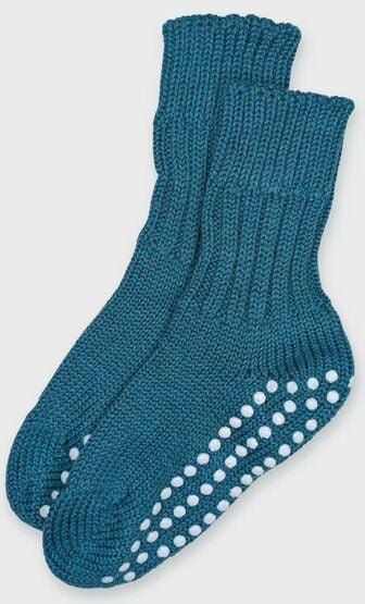 hirsch natur Stoppersocken 3er Pack reine bio Schurwolle