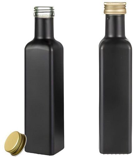 mikken Ölflaschen 250 ml matt schwarz mit Schraubdeckel + Etiketten