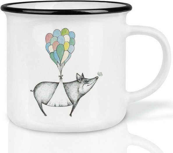 LIGARTI Keramiktasse – Sau viel Glück