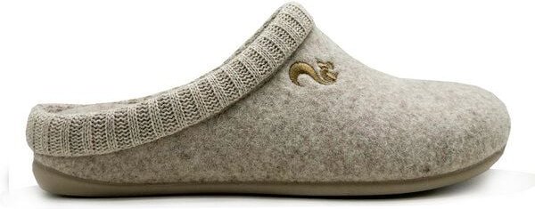 Hausschuh "thies ® Rec Cozy Slipper" aus weichem, recyceltem Wollfilz
