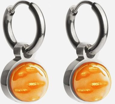 ALEXASCHA Silber Creolen mit Anhänger | Mix & Match