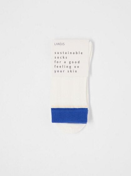 LANIUS Colourblock Socken (GOTS) aus Bio-Baumwolle
