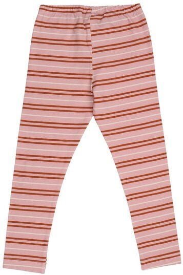 Kinder Leggings GOTS-Bio-Baumwolle, rosa gestreift „Pink Lines“, elastischer Bund, weich & bequem – Walkiddy