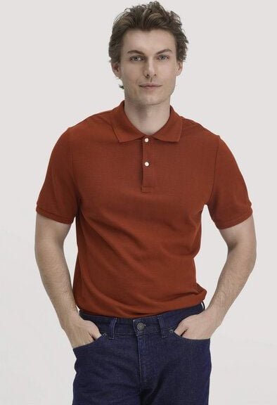 hessnatur Piqué Polo Regular aus reiner Bio-Baumwolle