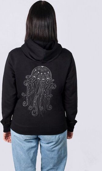 vis wear Yoga Qualle Männer Hoodie aus Bio-Baumwolle