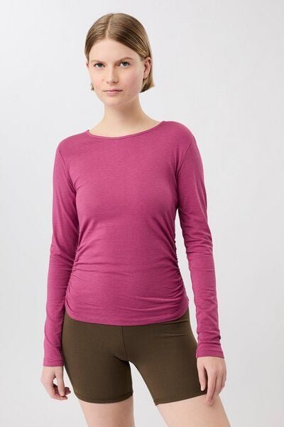 Mandala Side Ruffled Longsleeve