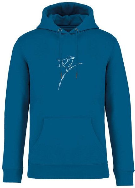 Greeenspired Basic Bio Hoody Nr. 4 Rotkehlchen 350g/m² XXS - 4 XL