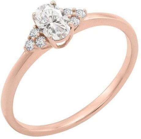 Eppi Verlobungsring mit Moissaniten und Lab Grown Diamanten Sheldo