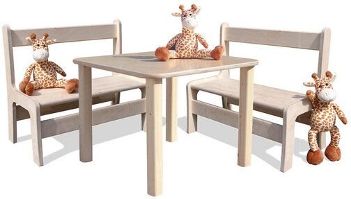 Die Schreiner Christoph Siegel Kindersitzgruppe - Tisch und 2 Bänke