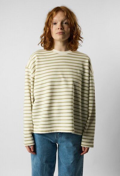 ettics STUDIO Classic Organic Crew Sweatshirt striped