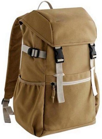 BagBase Recycelter Canvas Rucksack Backpack Rucksack Notebookfach