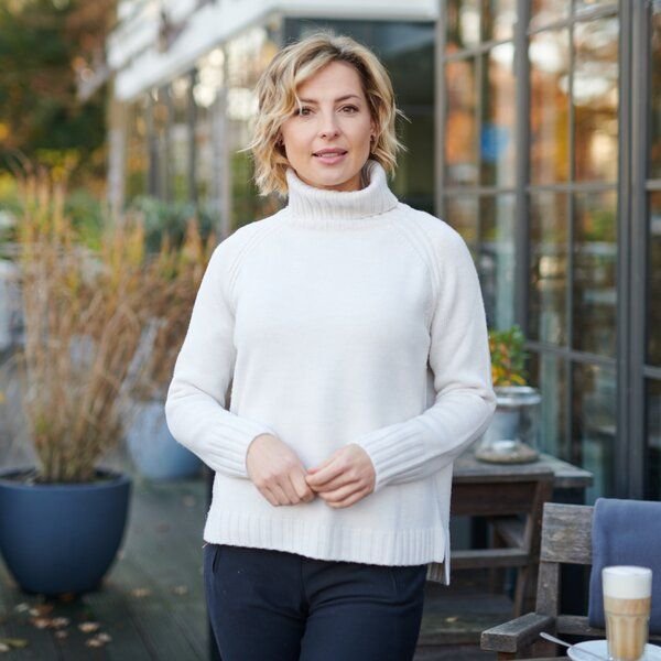 Kokon Zwo Rollkragenpullover 100% Merinowolle (ÖKO TEX)