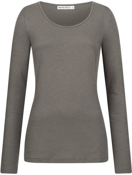 NATIVE SOULS Slub Longsleeve Basic Damen