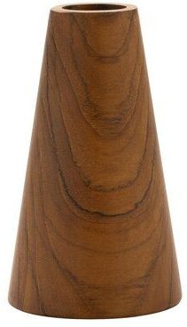 Originalhome Kerzenständer aus recyceltem Teakholz, Triangle, L