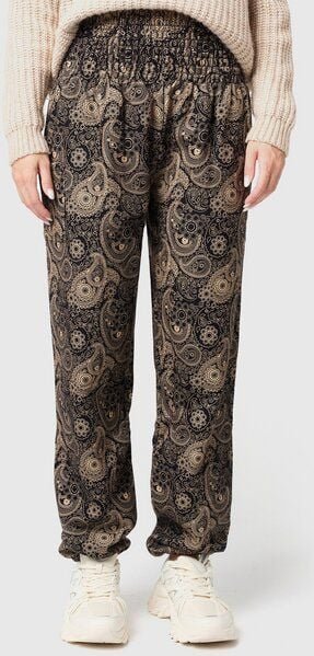 paigh Warme Loungewear Haremshose Goldene Ornamente