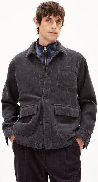 Thumbnail - ARMEDANGELS AVAAN - Herren Cord Overshirt aus Bio-Baumwoll Mix