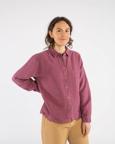 Matona Hemdbluse für Frauen aus Leinen / Shirtblouse