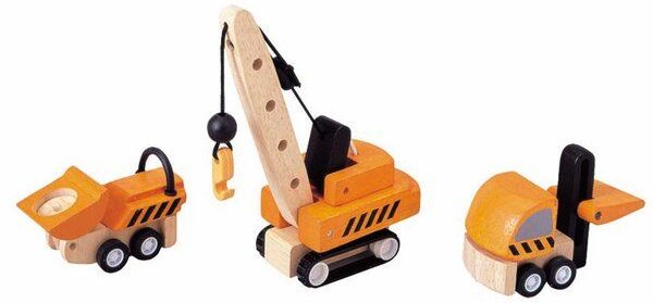 Plantoys Baustellenfahrzeuge 3er Set