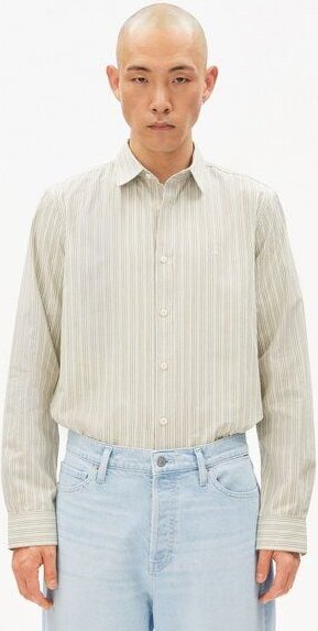 Thumbnail - ARMEDANGELS STRIPE Herren Hemd aus Bio-Baumwolle