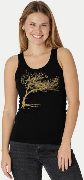 Peaces.bio - handbedruckte Biomode Bio-Damen-Tank Top Windy Tree