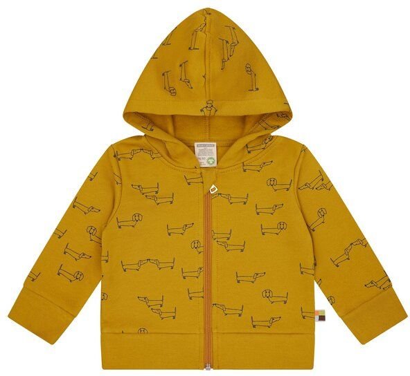 loud + proud Babys & Kinder Sweatjacke mit Kapuze, GOTS-zertifiziert